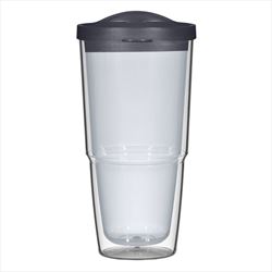 Clear with Black Lid